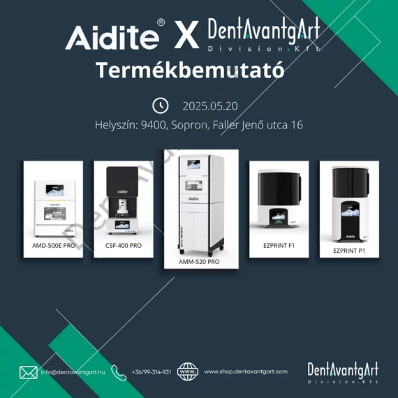 AIDITE TERMÉKBEMUTATÓ - MÁJUS 20